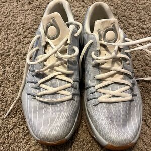 Nike youth KD 8 white/gray
